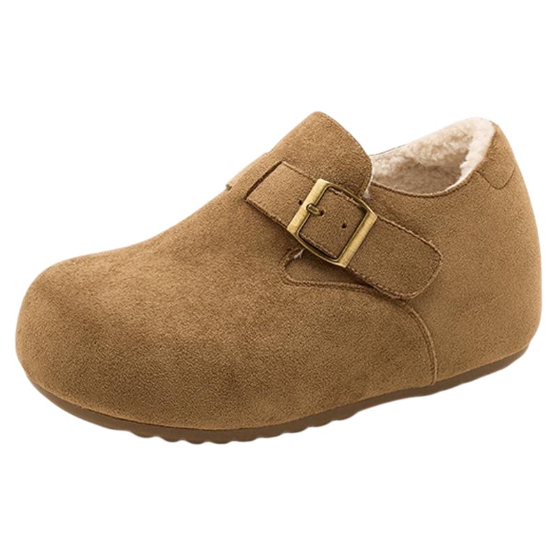 2026年新款春夏季内增高全包勃肯鞋厚底豆豆乐福鞋小码女鞋323334