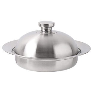 川岛屋304不锈钢蒸屉炒锅专用蒸盘飞碟蒸锅笼屉蒸架带盖蒸笼通用