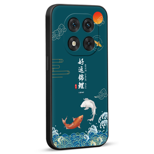 秋昊适用于红米note14pro网红推荐24090ra29c新中式手机壳hmnote14por软硅胶redminote14pro风景画6.67寸防摔