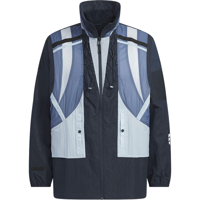 Adidas/阿迪达斯正品新款男女立领梭织时尚拼接外套JM8622