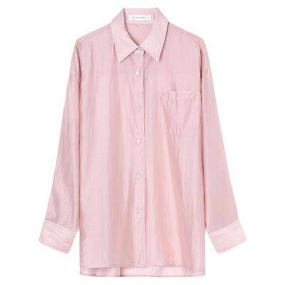 宽松百搭气质显瘦防晒衬衫