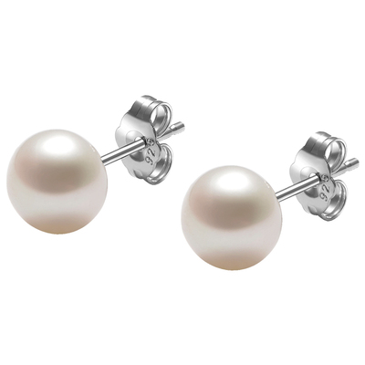 佰色传情s925耳钉可选淡水珍珠