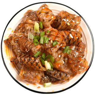 凉拌QQ鱼皮鱼皮丝酒店饭店用特色半成品凉菜开袋即食商用食材凉菜