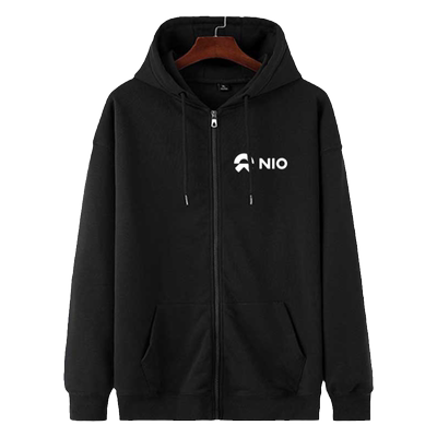 蔚来nio理想小鹏刺绣开衫卫衣