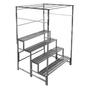 不锈钢花架吊兰雨棚遮阳保温架攀爬藤架植物墙壁多层楼梯落地定做