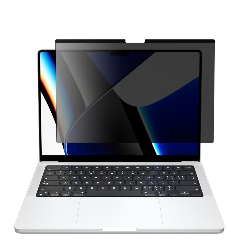 适用macbookpro防窥膜macbookairm2屏幕air15苹果mac笔记本14电脑M3钢化16寸磁吸膜macpro防偷窥13保护12贴膜