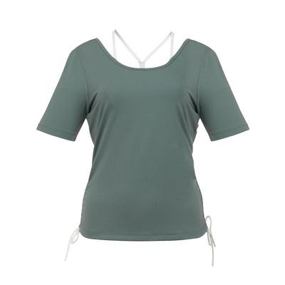 运动t恤新款带胸垫速干健身短袖