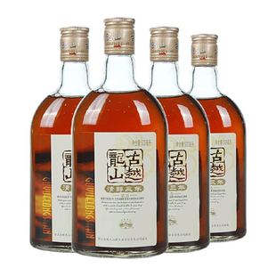 古越龙山绍兴黄酒清醇3年500ml*4瓶装花雕酒浸泡阿胶绍兴酒老酒