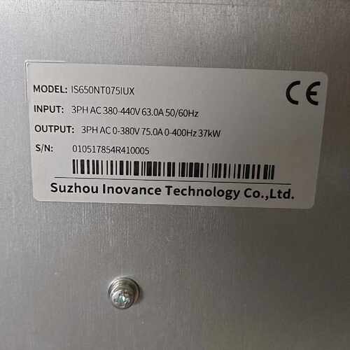 【议价-可维修】 Inovance 变频器 IS650NT075IUX 工控备件  /均