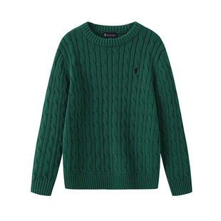 Polowalk童装 男童针织衫儿童毛衣多巴胺2025秋冬新款上衣亲子装