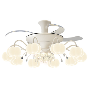 2026新款轻奢高级感奶油风客厅灯风扇灯现代简约电扇一体全屋灯具