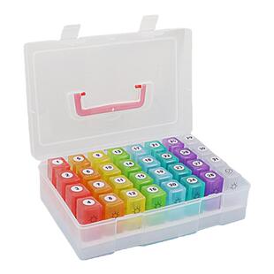 药盒分装一个月早中晚一天三次分药器便携大容量独立防潮密封药箱