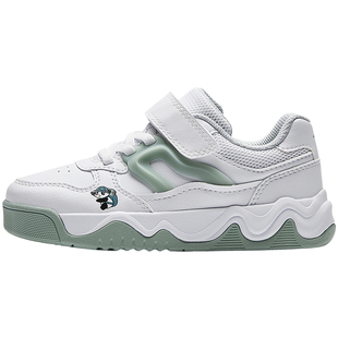 安踏儿童男小童板鞋2026夏季新款透气舒适防滑耐磨儿童犟弹休闲鞋