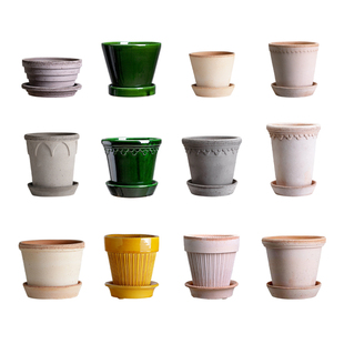 Bergs Potter宝格仕迷你盆系列 复古北欧风简约百搭陶盆多肉