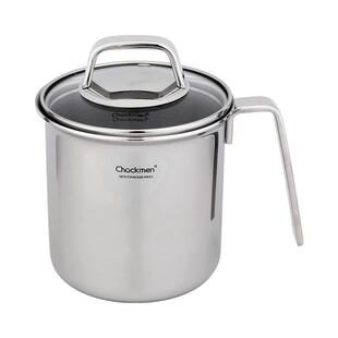 chockmen卓德铭18/10不锈钢11cm奶锅单柄奶壶辅食锅mini炖锅汤锅
