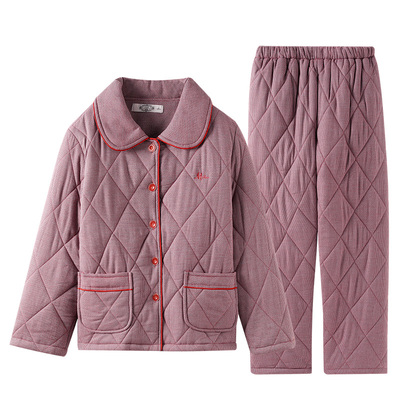 美标三层加厚夹棉套装