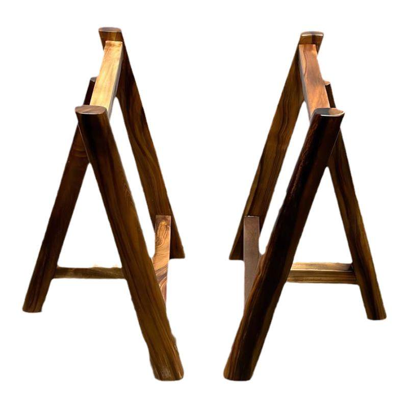 多功能支架胡桃木实木原木乌金木花梨木榫卯结构经济型新中式底座