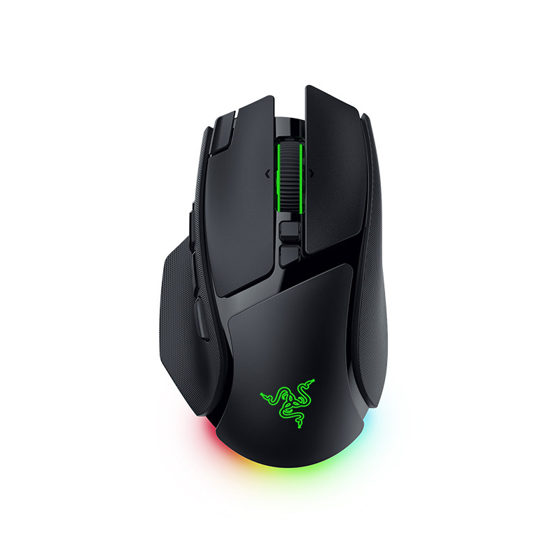 Razer雷蛇巴塞利斯蛇V4专业版蓝牙三模无线8K电竞电脑游戏RGB鼠标