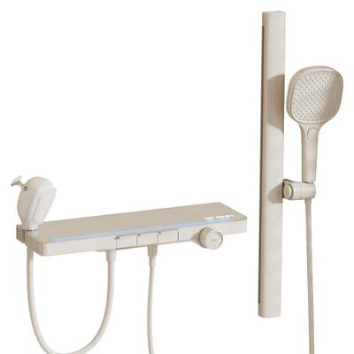 浪鲸恒温花洒套装奶白色