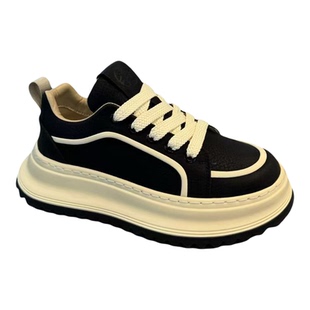 欧洲站男鞋2026冬季新款潮牌高级感运动青少年休闲厚底内增高板鞋