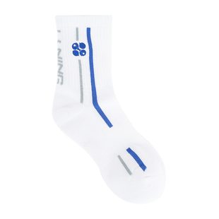 李宁乒乓球袜子男女同款2025新款运动袜比赛专业训练袜中筒袜透气