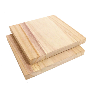 泡桐轻软木板 实木板材 正方形方木片 方木块模型diy木料原木无漆