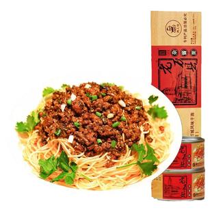万城一面老万县杂酱面方便速食鸡蛋面肉末炸酱万州面炸酱罐头挂面