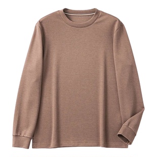 打底单穿万金油！美丽诺羊毛高端秋冬防风保暖户外休闲通勤男卫衣