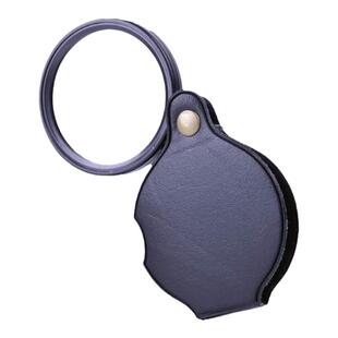 德国精工放大镜随身携带高清正品老人用阅读非球面手持老年人看报纸老花眼专用高倍折叠式便携式