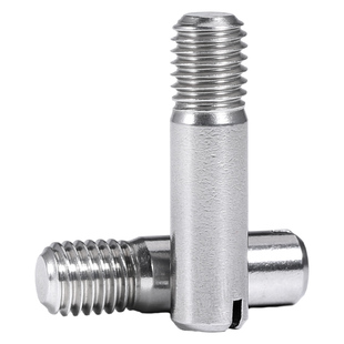 304不锈钢一字开槽无头螺钉定位圆柱销钉GB878轴位台阶螺丝螺栓