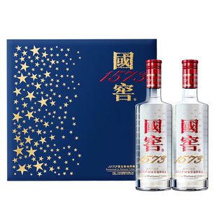 【国窖1573】蓝调礼盒 38度500ml*2 低度浓香型白酒 过节生日送礼