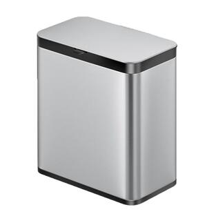 EKO厨房专用垃圾桶挂式家用2025新款不锈钢带盖壁挂免弯腰收纳桶