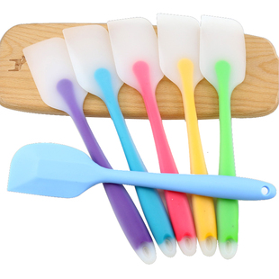 一体式透明硅胶刮刀 蛋糕刮刀 奶油抹刀铲刀烘焙工具耐高温大小号