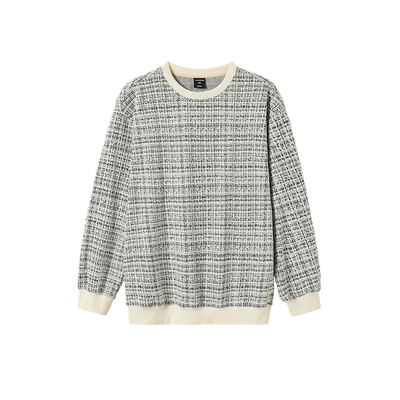 韦恩泽维尔宽松休闲小香风卫衣