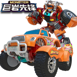 托宝战士银河侦探巨岩先锋儿童变形机器人汽车金刚兄弟男孩玩具