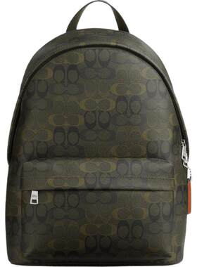 【新款】COACH/蔻驰奥莱男士老花迷彩印花TAYLOR双肩包背包大容量