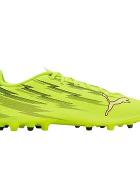 Puma/彪马正品ULTRA6playMG儿童荧光黄低帮鞋经典足球鞋108985-01