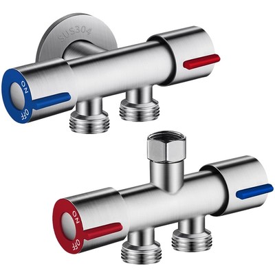 一进二出双控水龙头分水器卫生间
