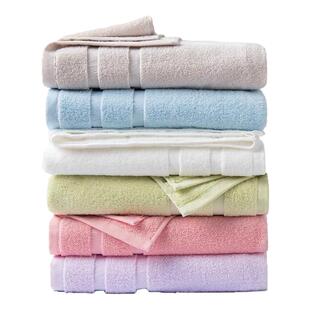 uchino内野悠然无捻纱全棉浴巾柔软吸水大毛巾纯棉成人洗澡家用