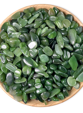 绿碧玉碎石香薰扩香石供佛宝石