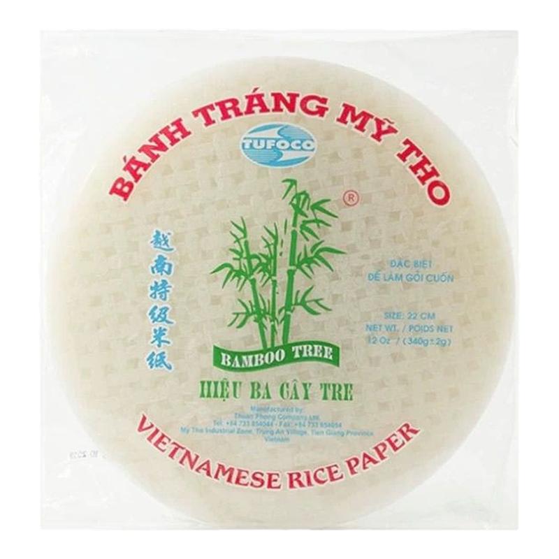 越南三颗竹春卷皮340g越竹薄米皮