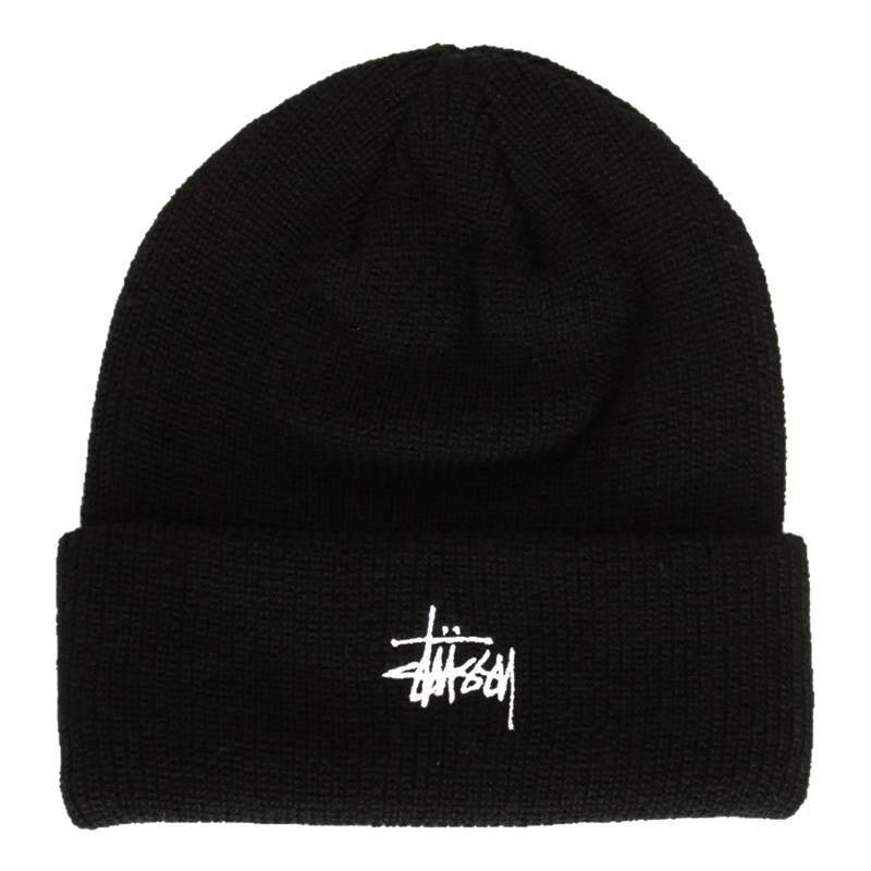 正品现货Stussy 刺绣logo针织 冷帽 巡游绒面保暖毛线帽子情侣款