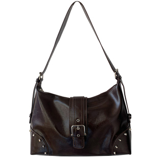 小众通勤百搭复古质感铆钉腋下包2025新款百搭手提单肩斜挎包潮