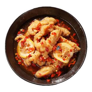 宏达脱骨鸡爪柠檬酸辣罐装凤爪桶装500g网红休闲零食小吃