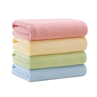 儿童浴巾婴儿洗澡裹巾超软比纯棉新生宝宝吸水不掉毛大毛巾速干