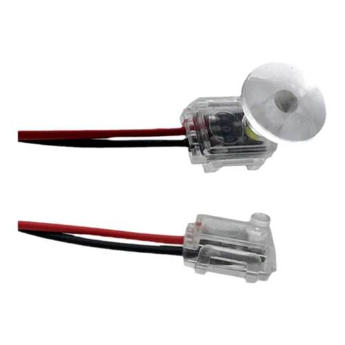 12V低亮车门拉手灯 圆形磨菇头 隐藏式安装 车辆把手灯 通用改装