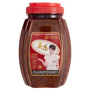 美乐香辣酱商用装辣椒酱1kg大包装富顺特产豆花蘸水辣酱炒菜调料