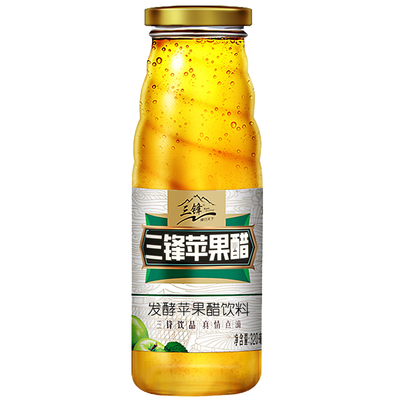 三锋苹果醋饮料320ml*12整箱夏天