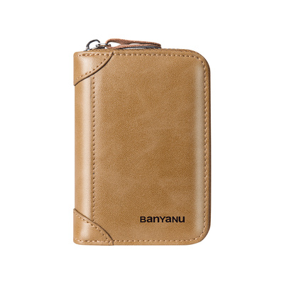 卡包男士真皮大容量多卡位防消磁风琴小巧卡片包超薄驾驶证卡夹女