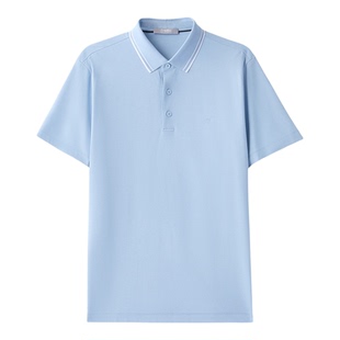 【亲肤抗菌】金利来短袖polo衫夏男款云盾棉商务通勤上衣男生T恤